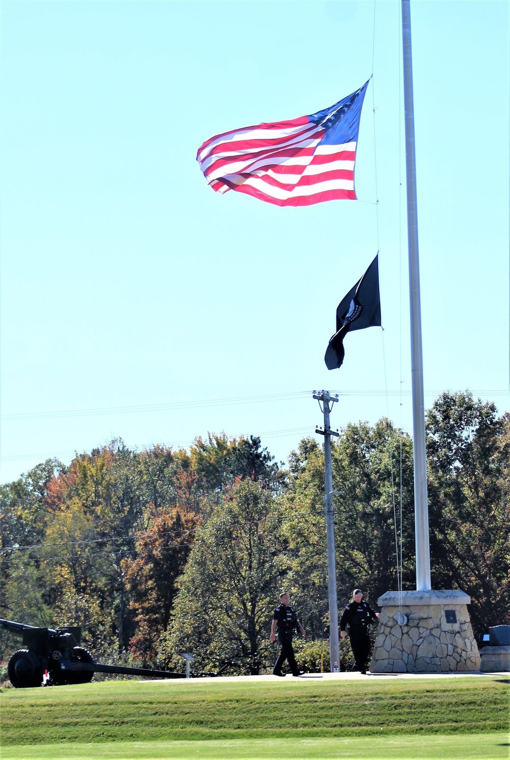 DVIDS Images U.S. flag at halfstaff to honor Gen. Colin Powell at