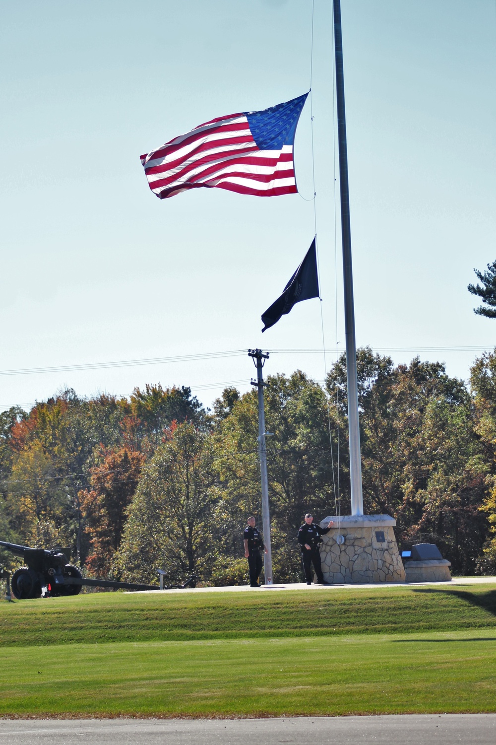 DVIDS - News - Photo Essay: U.S. flag at half-staff to honor Gen. Colin ...