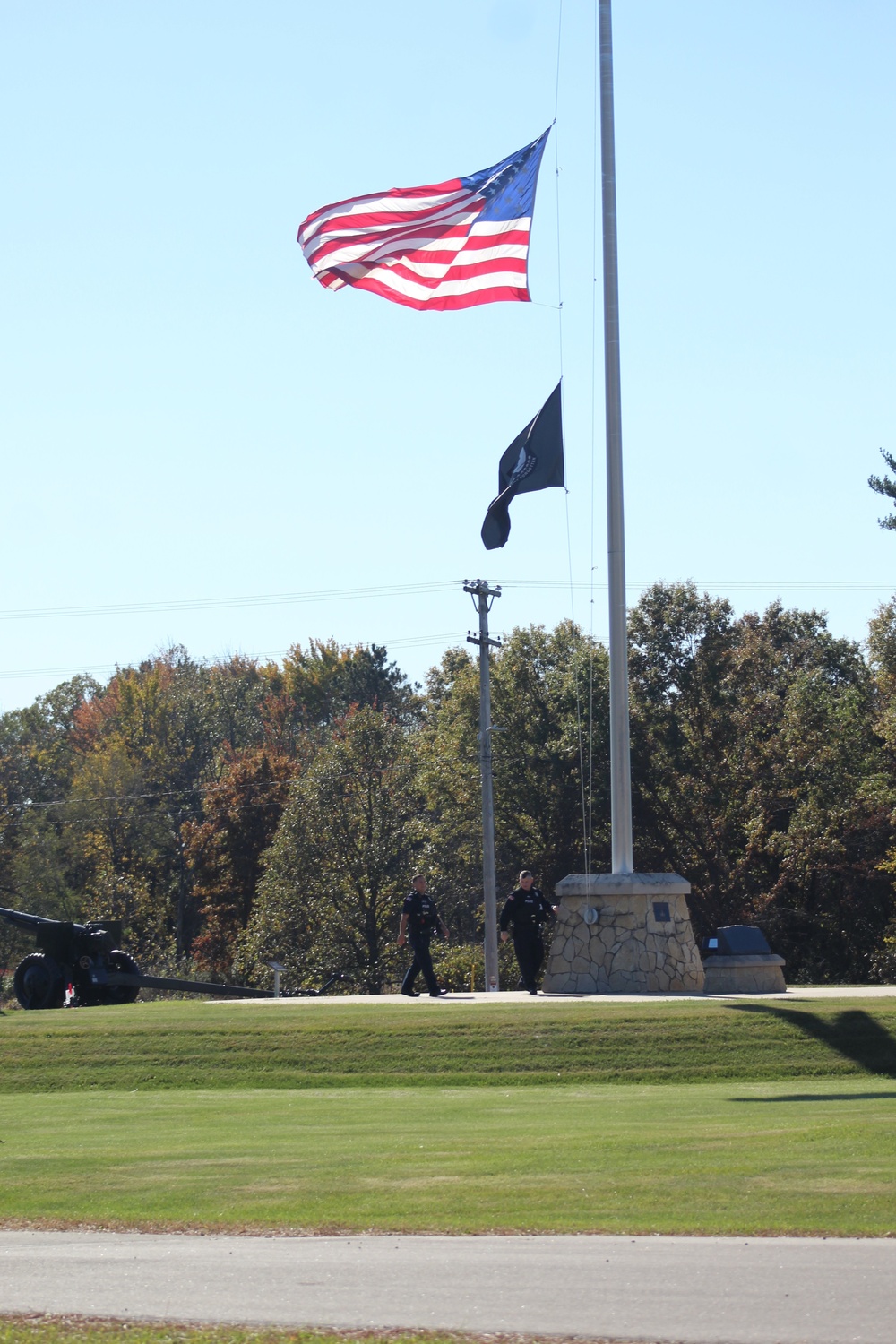 DVIDS Images U.S. flag at halfstaff to honor Gen. Colin Powell at