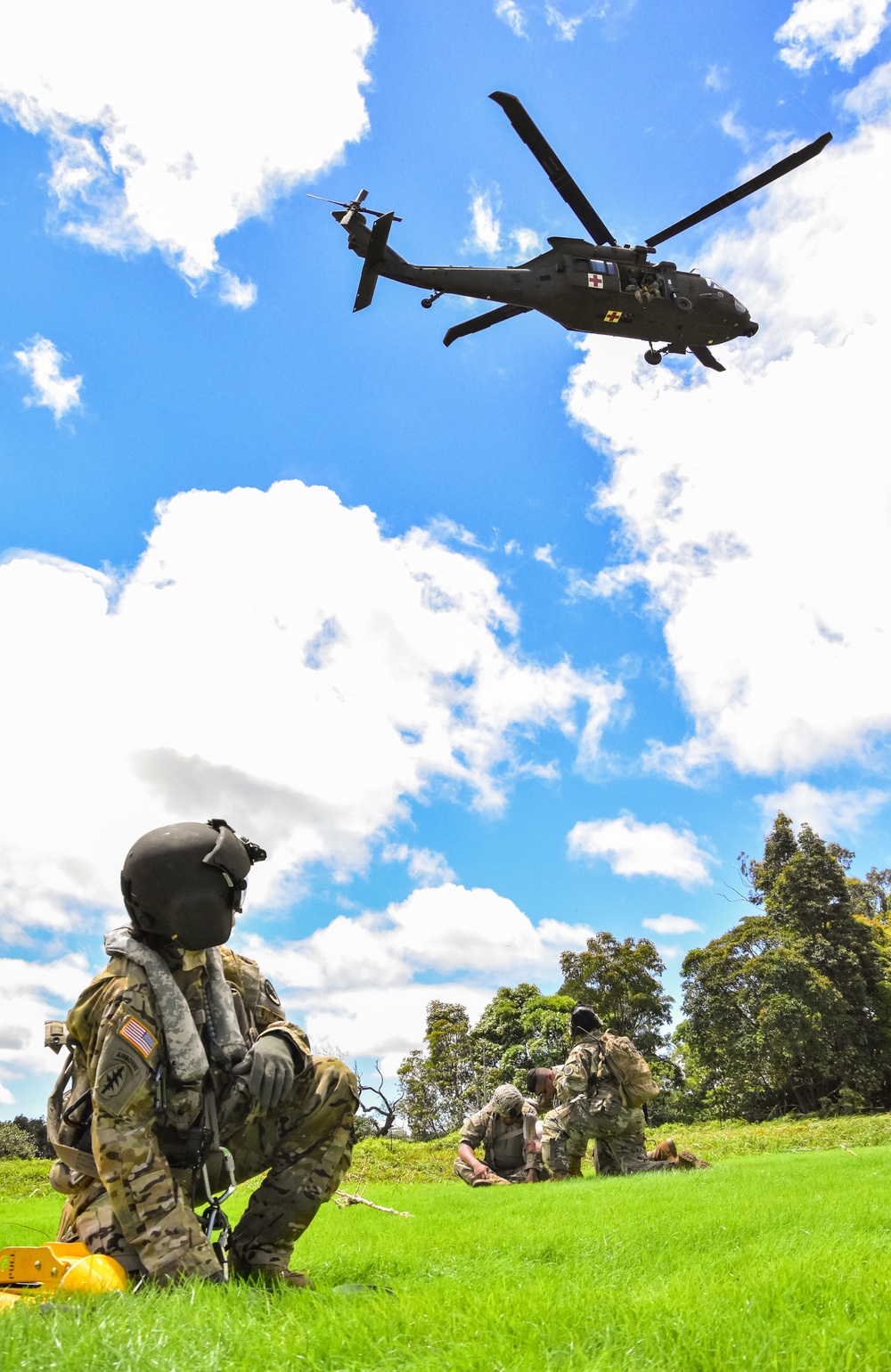 126th and 189th Aviation Regiments conduct hoist operations