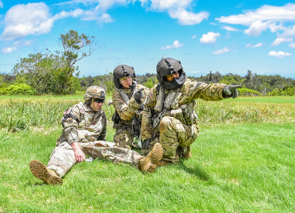 126th and 189th Aviation Regiments conduct hoist operations