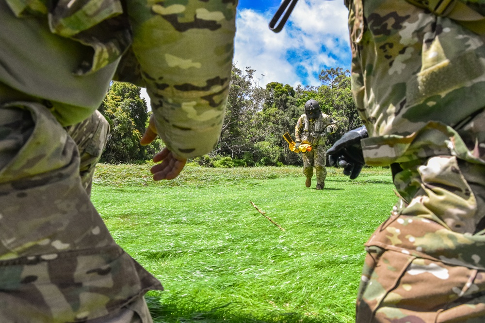 126th and 189th Aviation Regiments conduct hoist operations