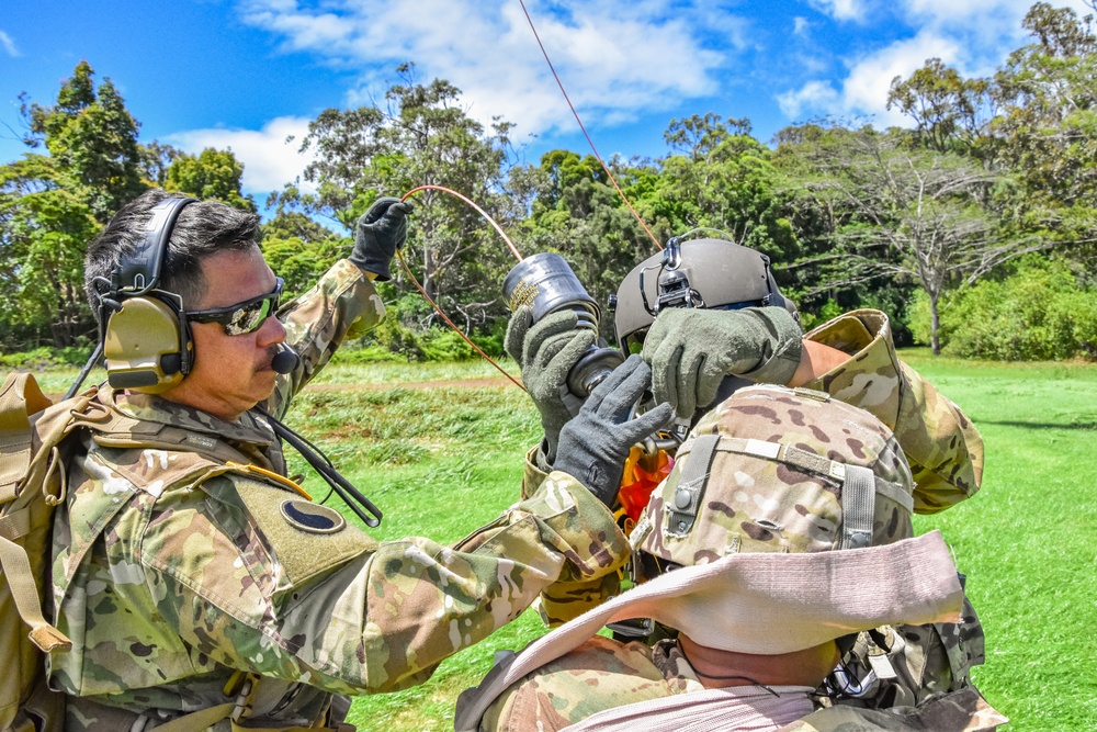 126th and 189th Aviation Regiments conduct hoist operations