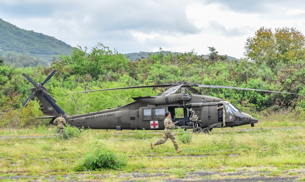 126th and 189th Aviation Regiments conduct hoist operations