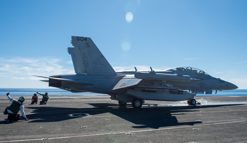 Truman is conducting readiness training in the Atlantic Ocean in preparation for future operations.