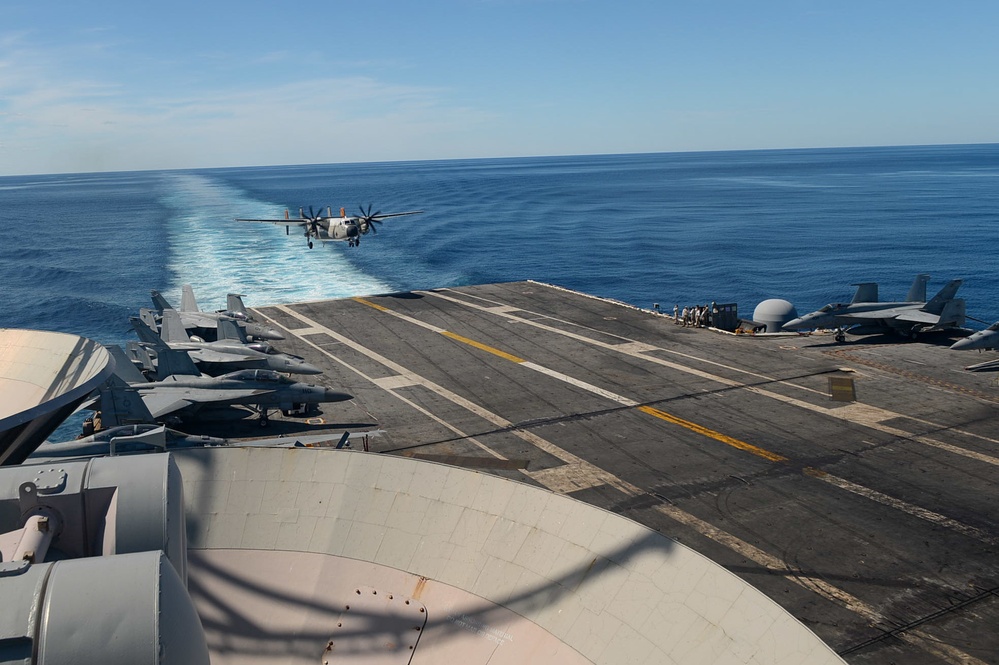 Truman is conducting readiness training in the Atlantic Ocean in preparation for future operations.