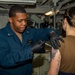 Truman is operating in the Atlantic Ocean in support of naval operations to maintain maritime stability and security in order to ensure access, deter aggression and defend U.S., allied and partner interests.