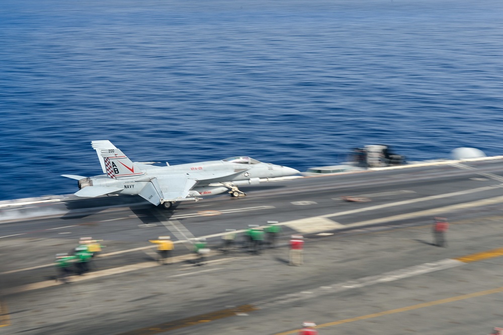 Truman is conducting readiness training in the Atlantic Ocean in preparation for future operations.