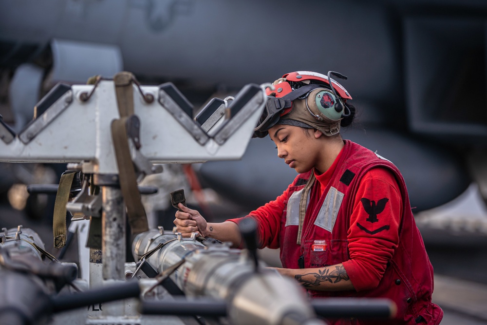 Truman is conducting readiness training in the Atlantic Ocean in preparation for future operations.