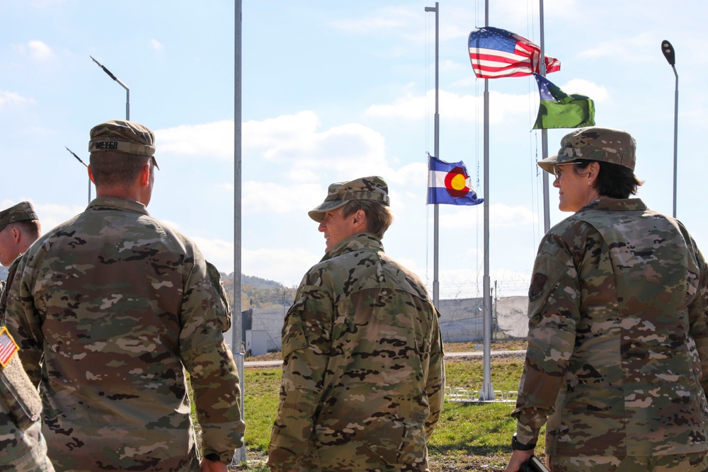 Colorado Adjutant General Brig. Gen. Clellan Visits Deployed Troops in Kosovo