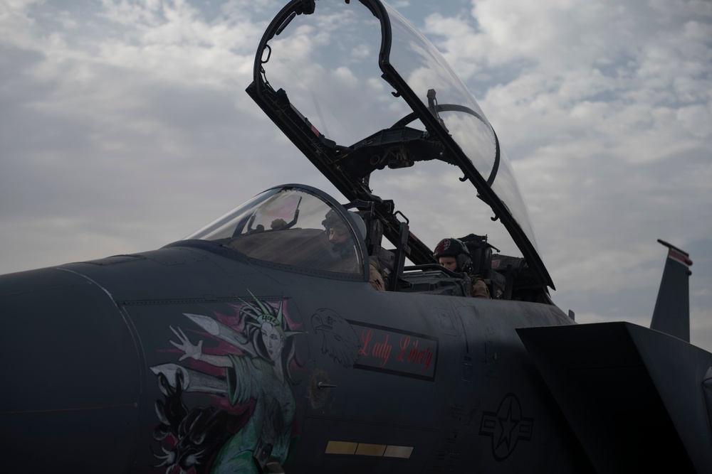 Strike Eagle mission features all-female crews