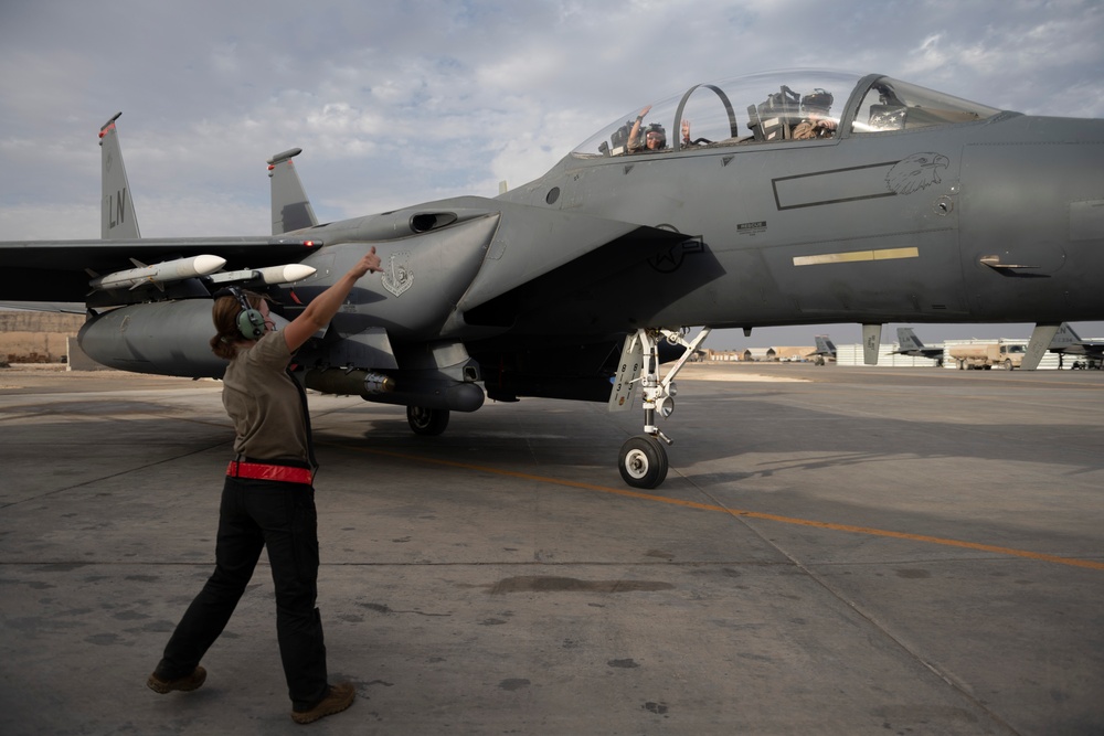 Strike Eagle mission features all-female crews