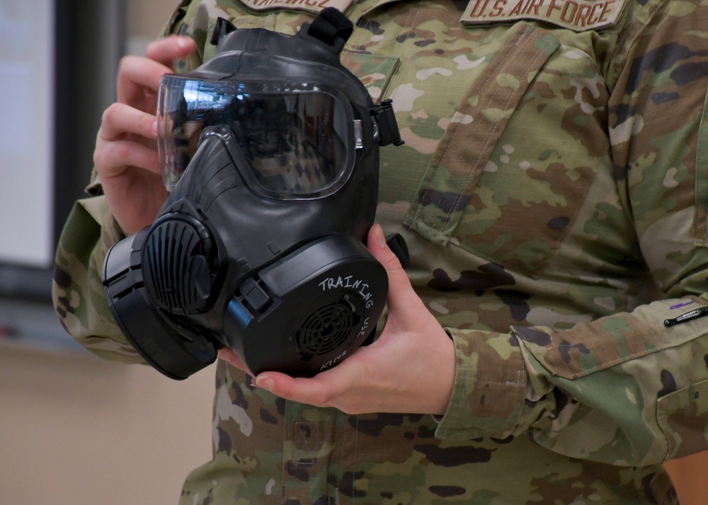 Emergency managers keep Airmen CBRN skills sharp during operational readiness exercise