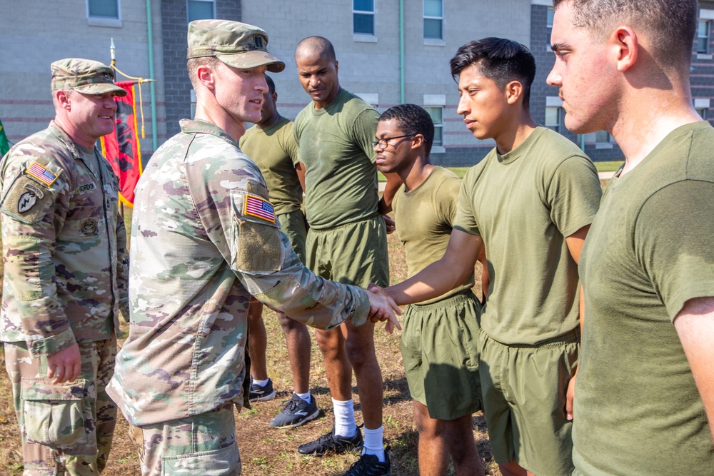 Marine Wing Support Squadron 273 Gets Recognized by U.S. Army in Fort Pickett