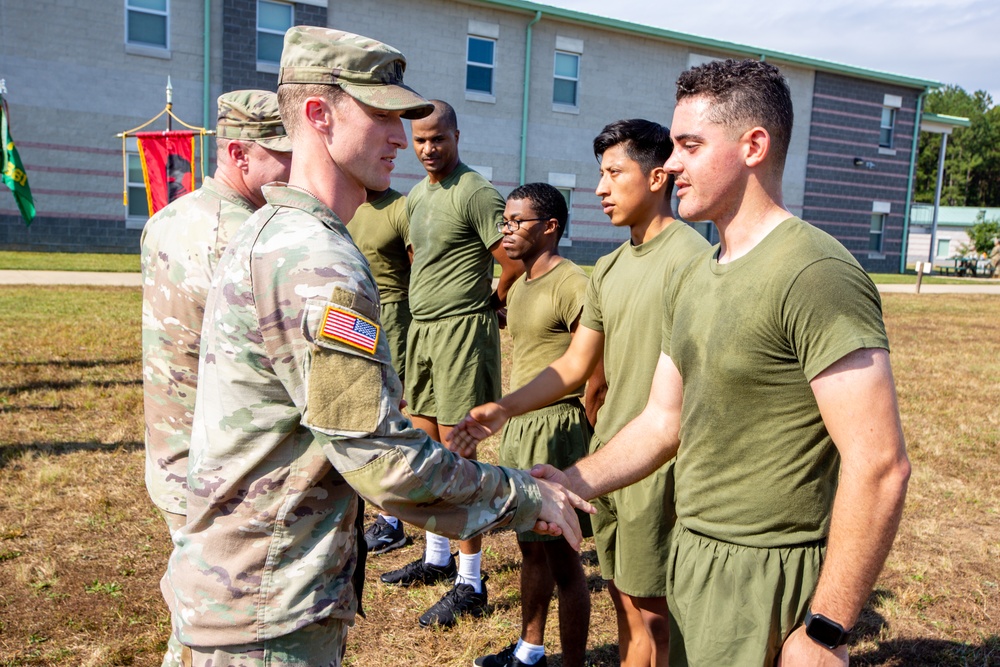 Marine Wing Support Squadron 273 Gets Recognized by U.S. Army in Fort Pickett