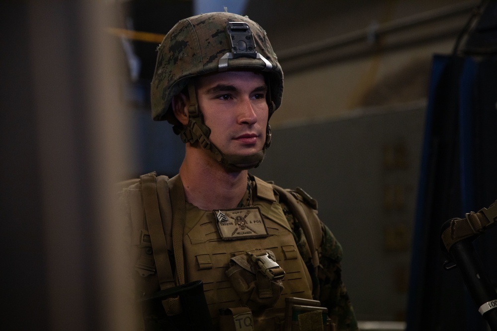 Marines Disembark USS Kearsarge LHD 3