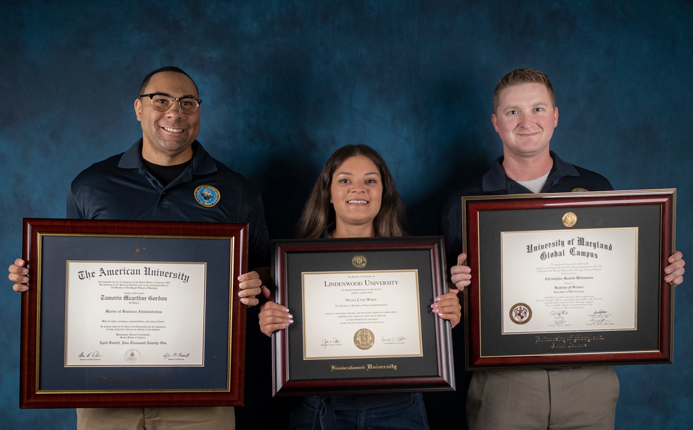 Three NTAG Mid America Sailors Receive College Degrees