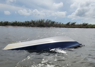 Coast Guard rescues 3 from water in Sabine Channel