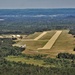 Aerial views of Fort McCoy's Young Air Assault Strip