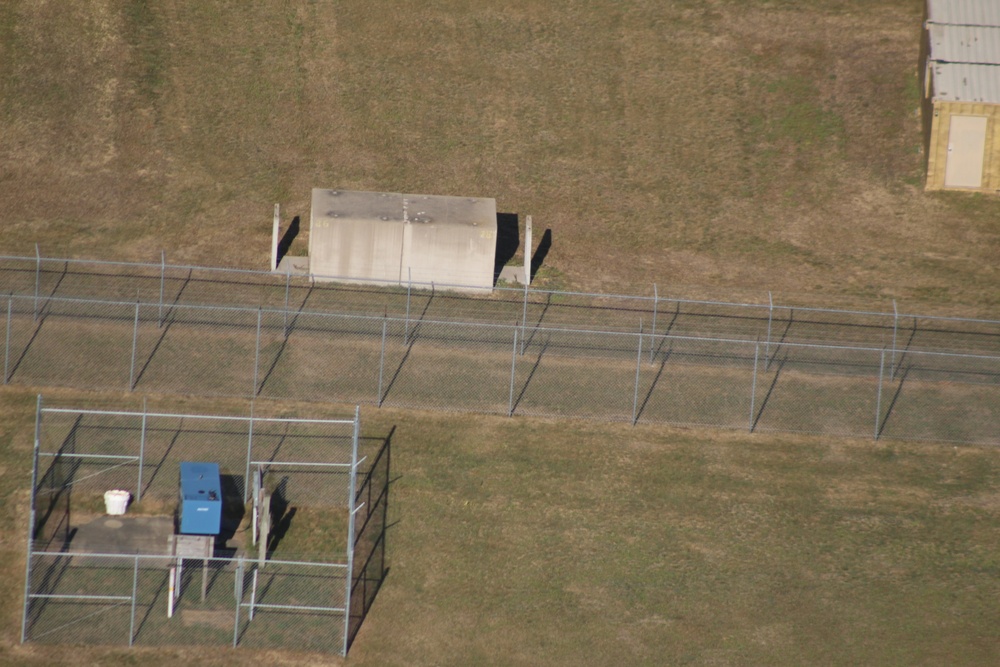 Aerial views of Fort McCoy training areas