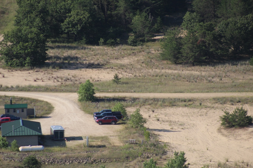 Aerial views of Fort McCoy training areas