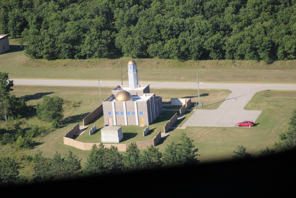 Aerial views of Fort McCoy training areas