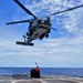 USS Lake Champlain (CG 57) Conducts Vertical Replenishment