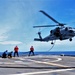 USS Lake Champlain (CG 57) Conducts Vertical Replenishment