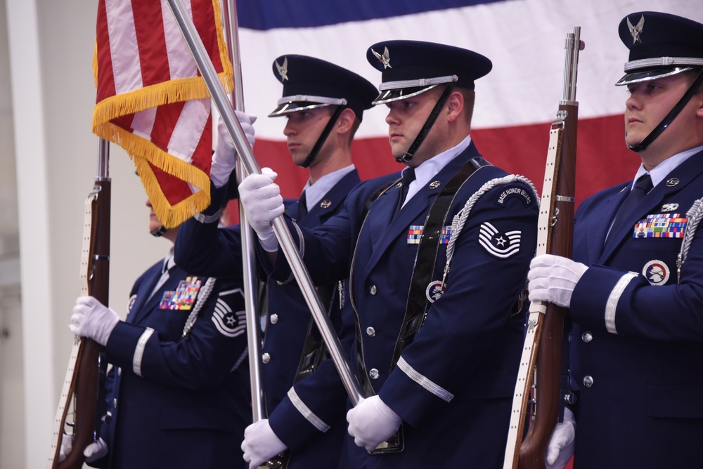 Honor Guard at Change of Responsibility ceremony