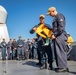 USS Arlington Conducts Abandon Ship Drill