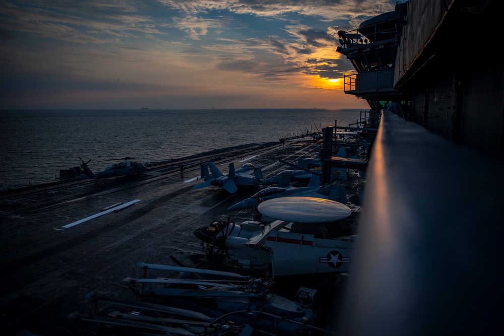 USS Carl Vinson (CVN 70) Transits Andaman Sea