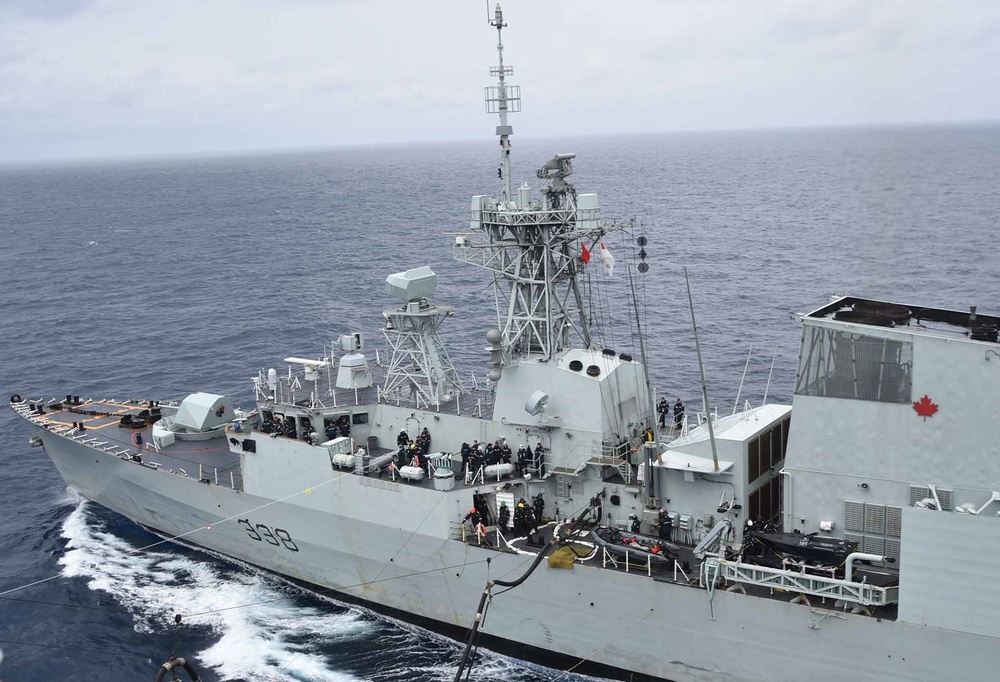 Tippecanoe Resupplies Canadian Ship