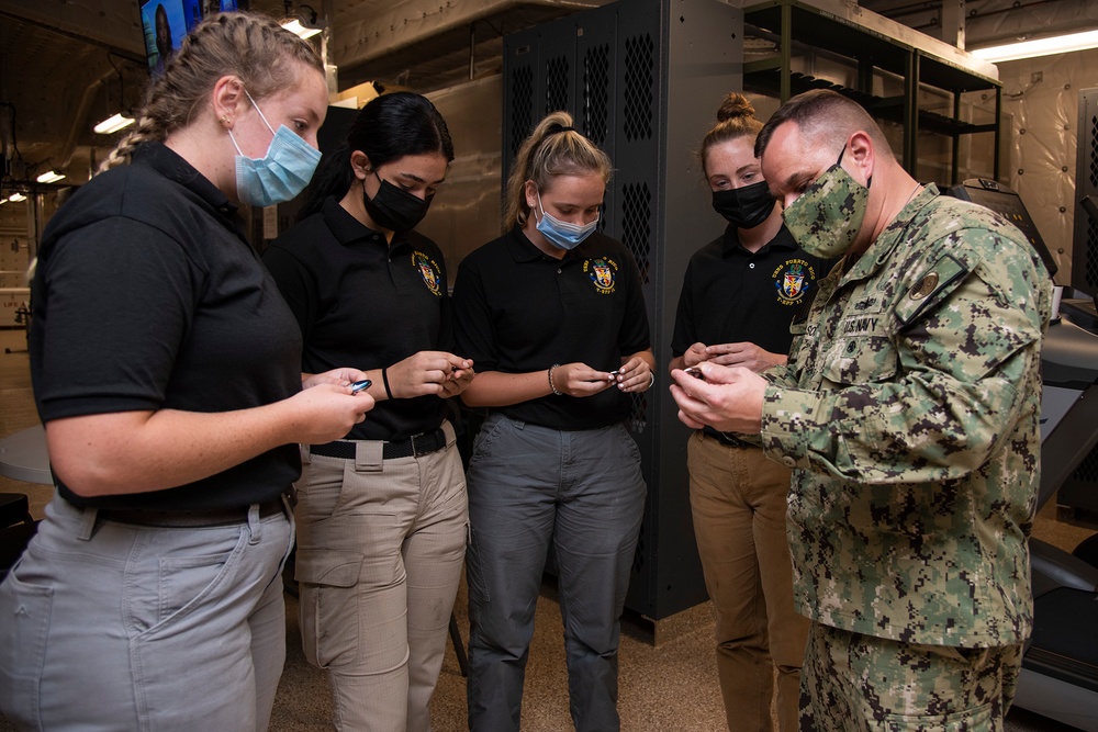 CJRM Meets USNS Puerto Rico Midshipmen