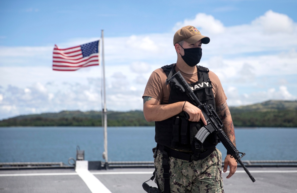 USS Tulsa Watchstander