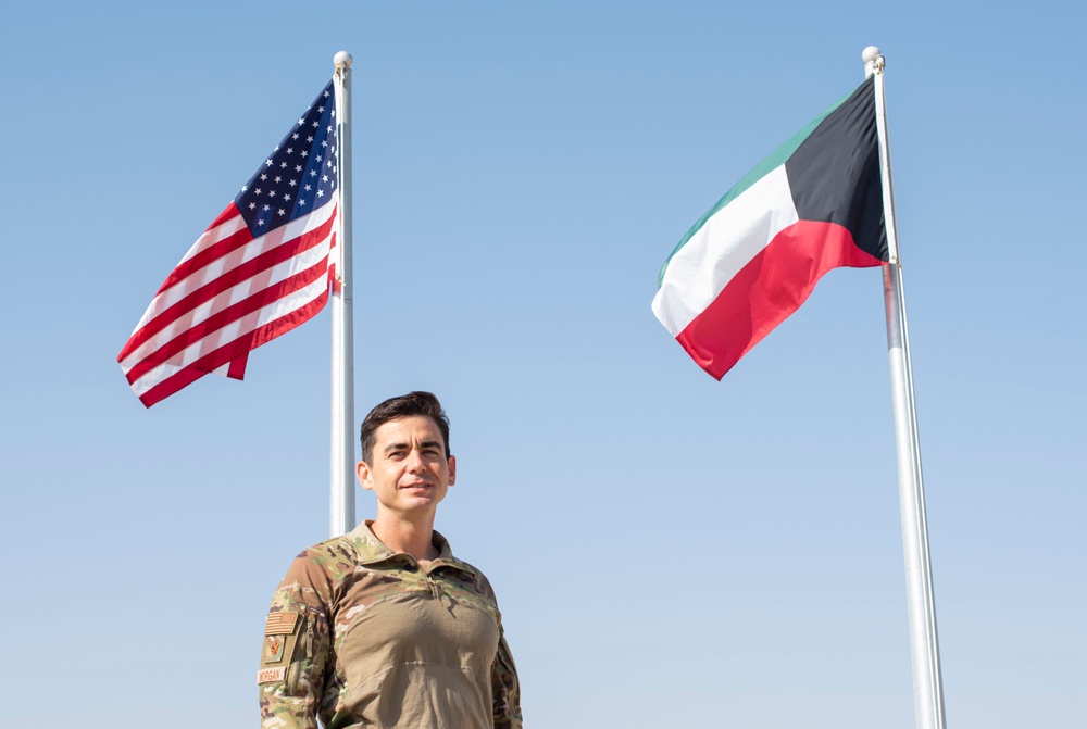 Ramstein Airman Returns to Kuwait as an Officer