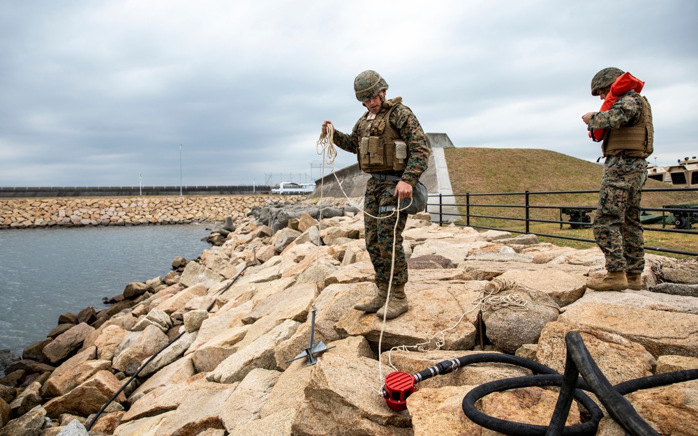 Exercise Active Shield 2021: Marine Wing Support Squadron 171 conducts water purification operations