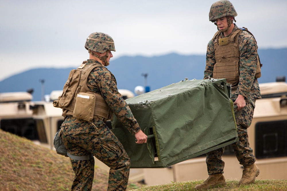 Exercise Active Shield 2021: Marine Wing Support Squadron 171 conducts water purification operations