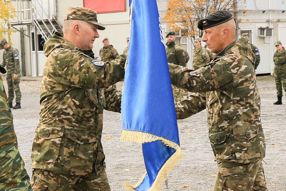 Transfer of Authority Ceremony for KFOR Regional Command East’s Non-Kinetic Battalion