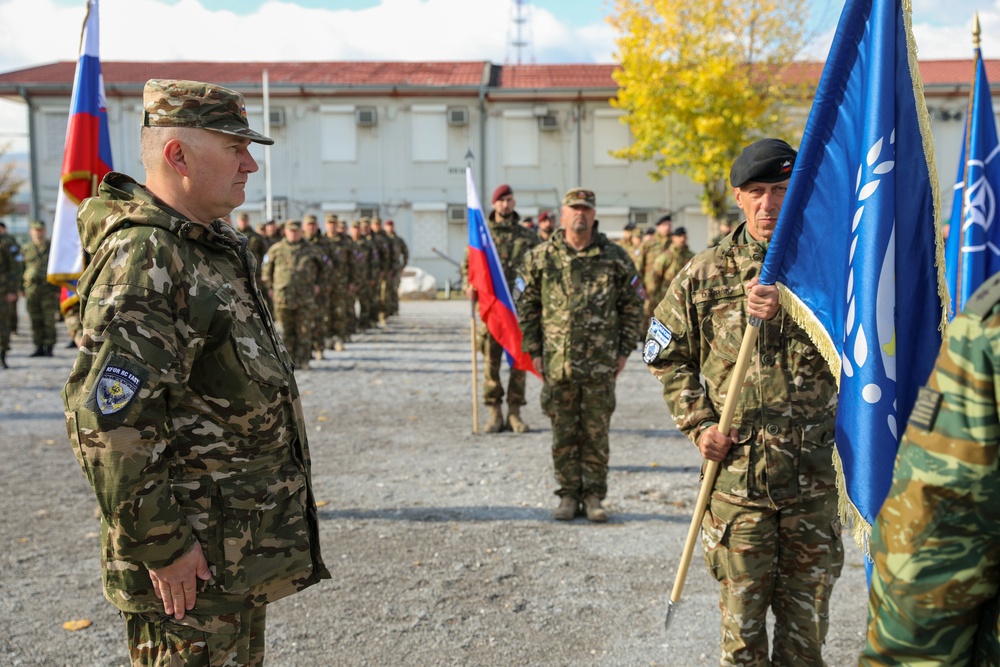 Transfer of Authority Ceremony for KFOR Regional Command East’s Non-Kinetic Battalion