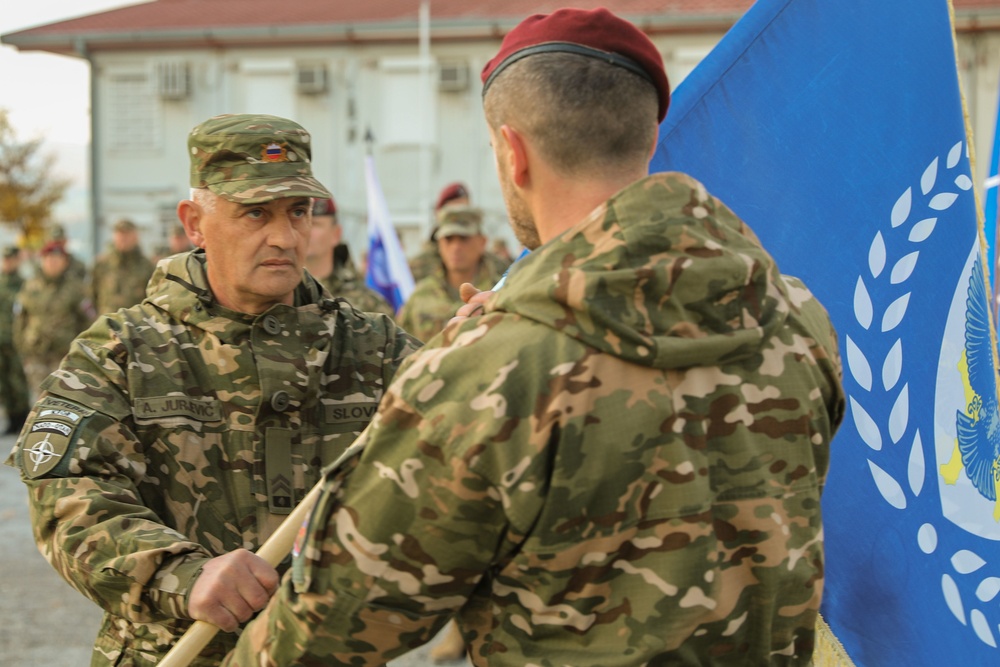 Transfer of Authority Ceremony for KFOR Regional Command East’s Non-Kinetic Battalion