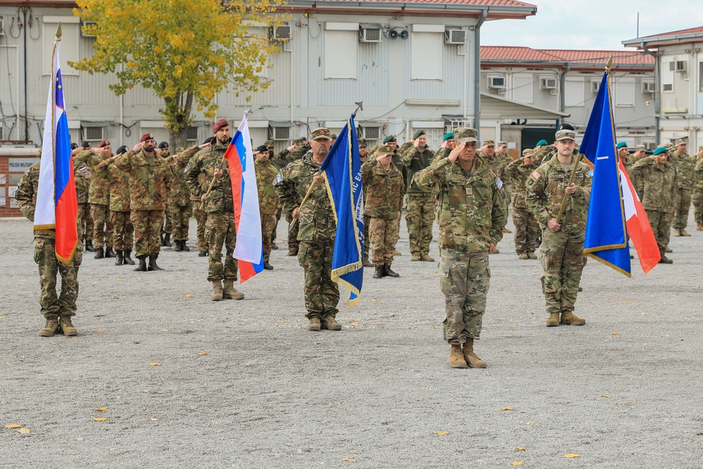 Transfer of Authority Ceremony for KFOR Regional Command East’s Non-Kinetic Battalion