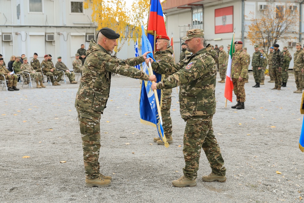 Transfer of Authority Ceremony for KFOR Regional Command East’s Non-Kinetic Battalion