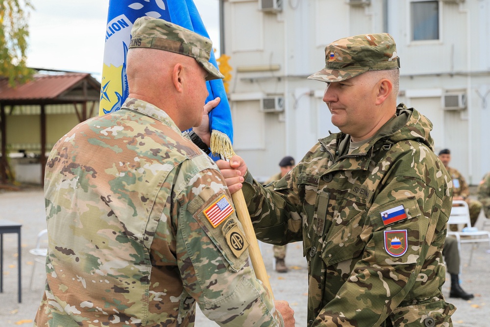 Transfer of Authority Ceremony for KFOR Regional Command East’s Non-Kinetic Battalion