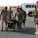 Task Force Raptor medics conduct hot/cold load training to Airmen at Camp Ali Al Salem