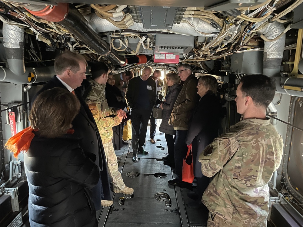 Team Mildenhall hosts high sheriffs and deputy lieutenants for familiarization visit