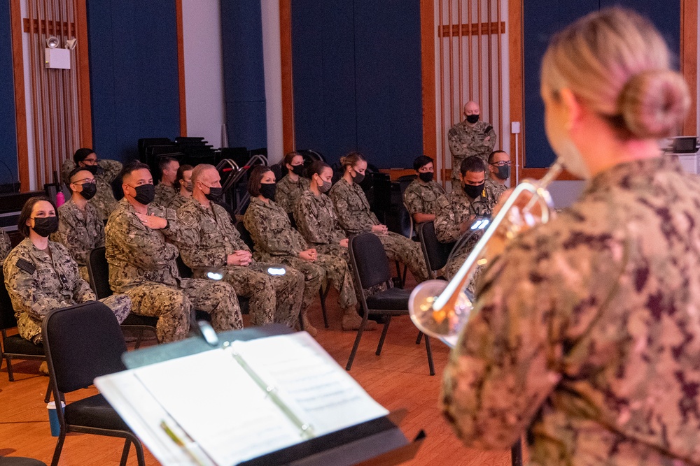 NSTC Commander Visits Navy Band Great Lakes