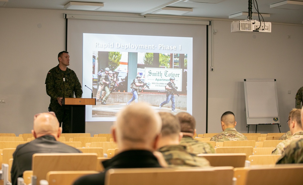 Battle Group Poland US National Guard citizen soldiers teach active threat response