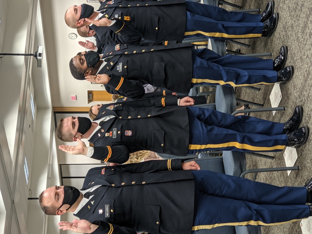 Wisconsin Army National Guard graduates latest class of officers and warrant officers