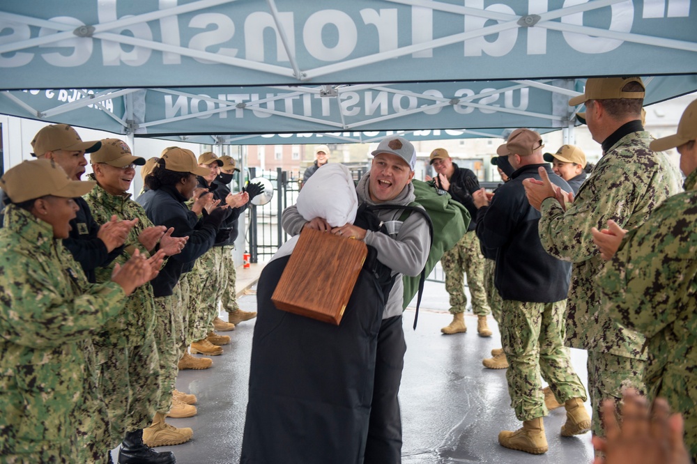 USS Constitution hosts Chief Petty Officer Heritage Weeks