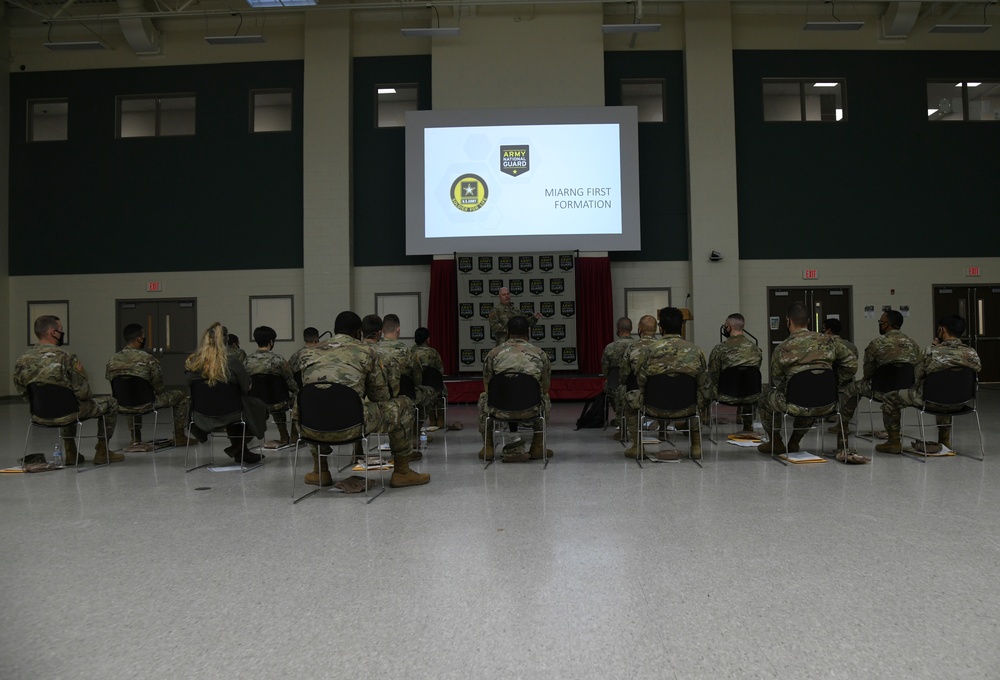 Michigan Army National Guard begins first formations